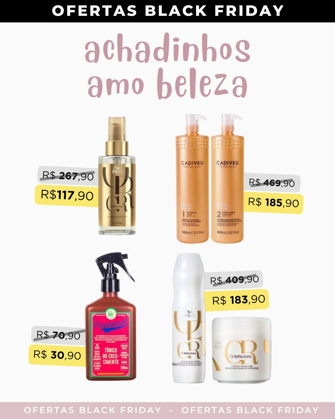 Achadinhos - Ofertas de Black Friday na Amo Beleza!  

 

#LTKbrasil #LTKbeleza #LTKpromo