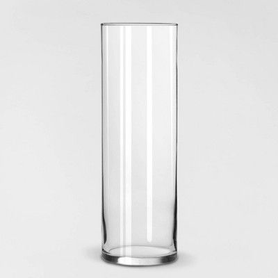 9.5" x 3.3" Decorative Cylinder Vase Clear - Threshold™ | Target