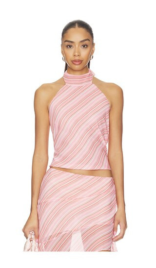 Bella Venice The Piper Top in Pink. - size S | Revolve Clothing (Global)