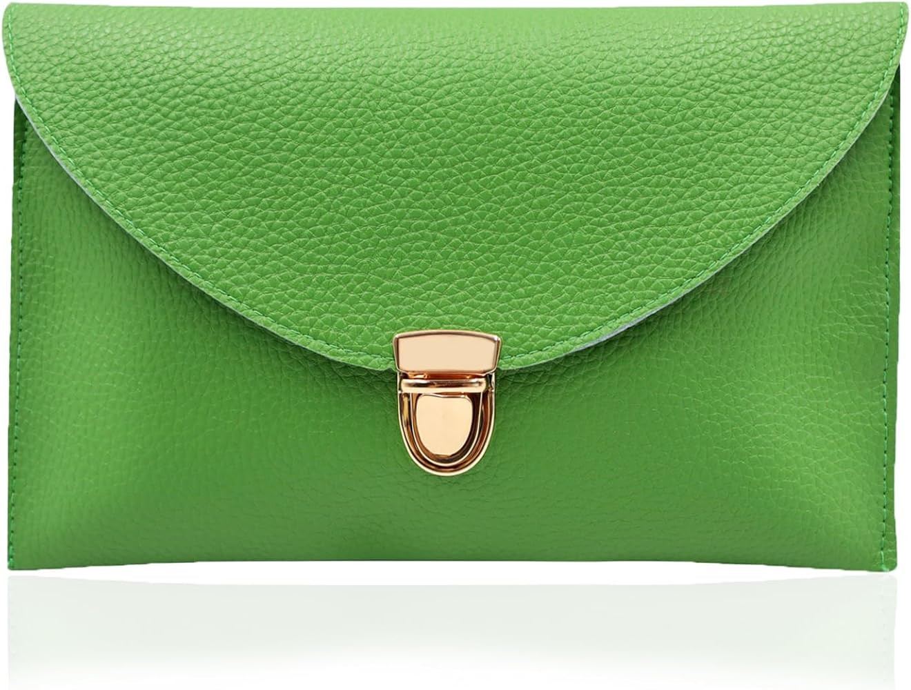 GEARONIC Clutch Purses, PU Leather Evening Envelope Clutch Handbags Womens Crossbody Bag with Cha... | Amazon (US)