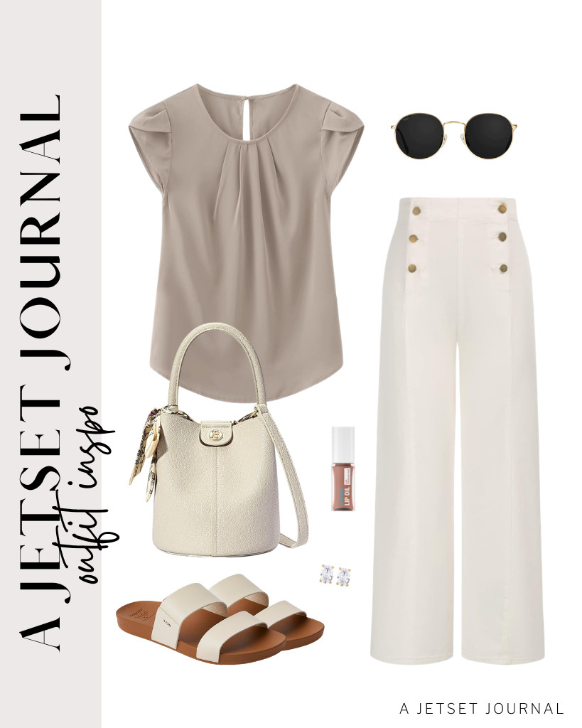Getting that right mix of looking good and feeling comfortable is always a mood. TASAMO’s pleated cap-sleeve blouse and high-waisted pants offer that right balance. You can wear these REEF sandals and trendy sunnies from WearMe Pro to finish the look.

#LTKSeasonal #LTKSaleAlert #LTKTravel 

 