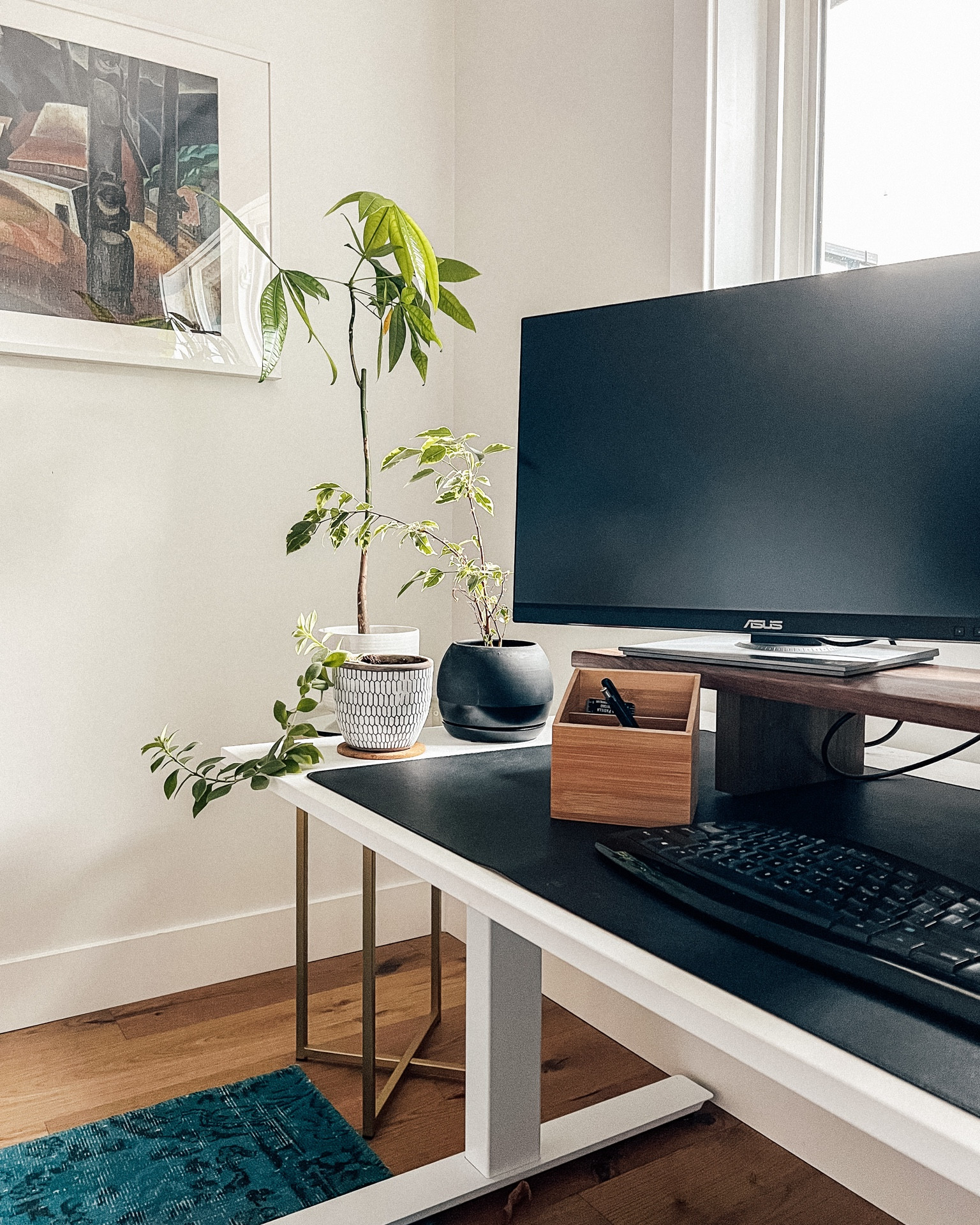 Turquoise Office Decor