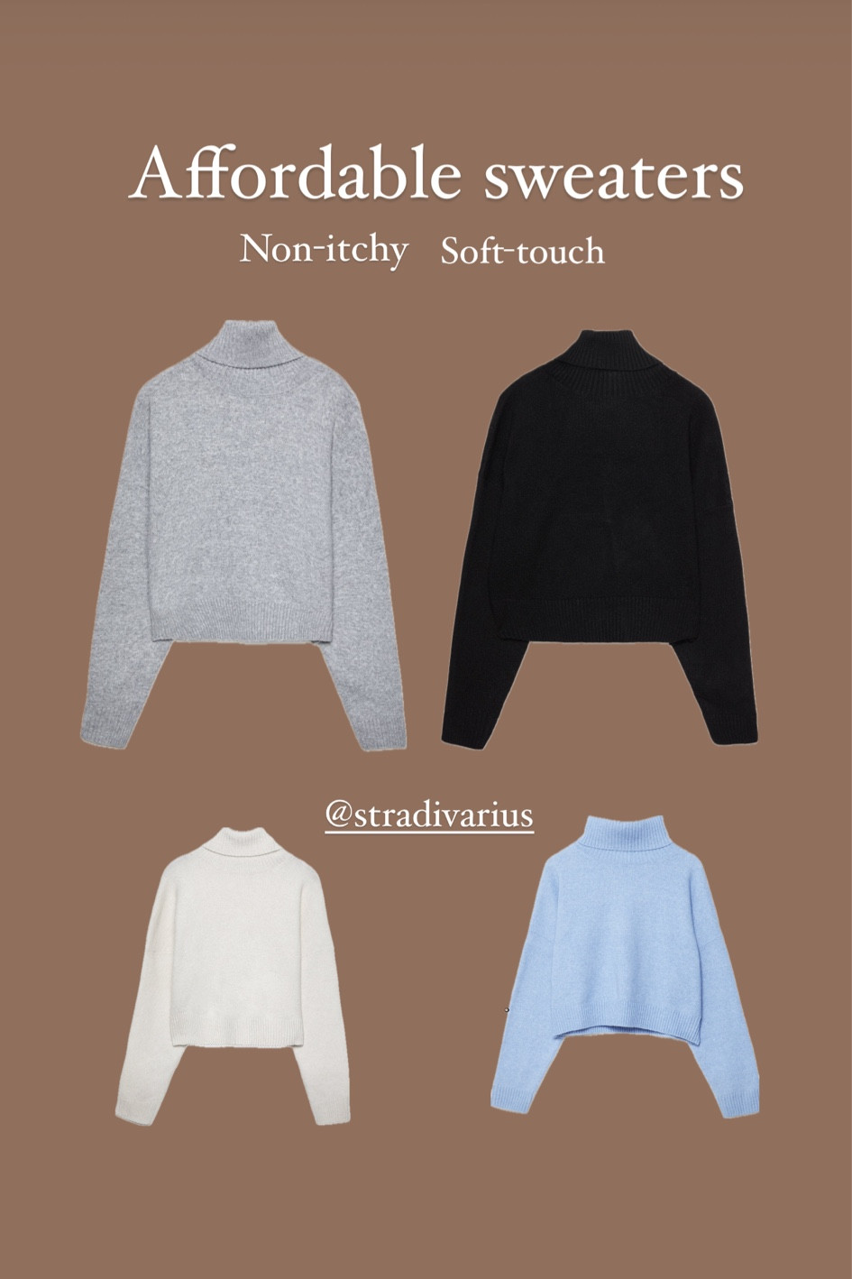 Affordable soft and non-itchy sweaters 

#LTKeurope #LTKSeasonal #LTKstyletip