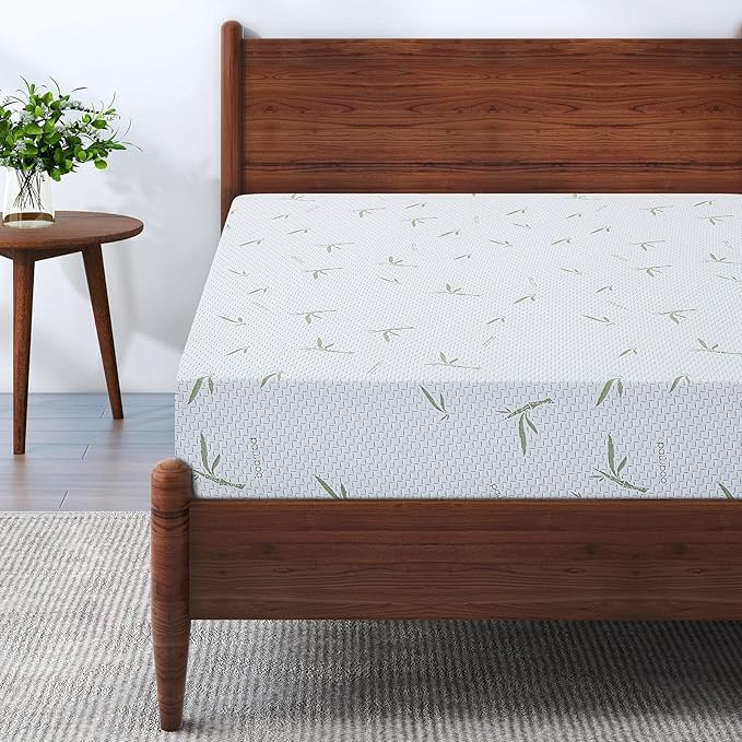IULULU Twin Mattress, 8 Inch Memory Foam Mattress in a Box, Green Tea Gel Infused Mattresses with... | Amazon (US)