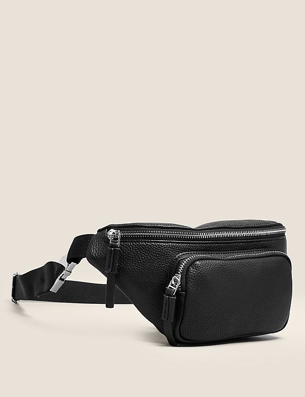 Faux Leather Zip Detail Bum Bag | Marks & Spencer (US)