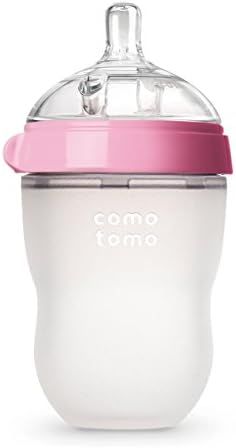 Comotomo Baby Bottle, Pink, 8 oz | Amazon (US)