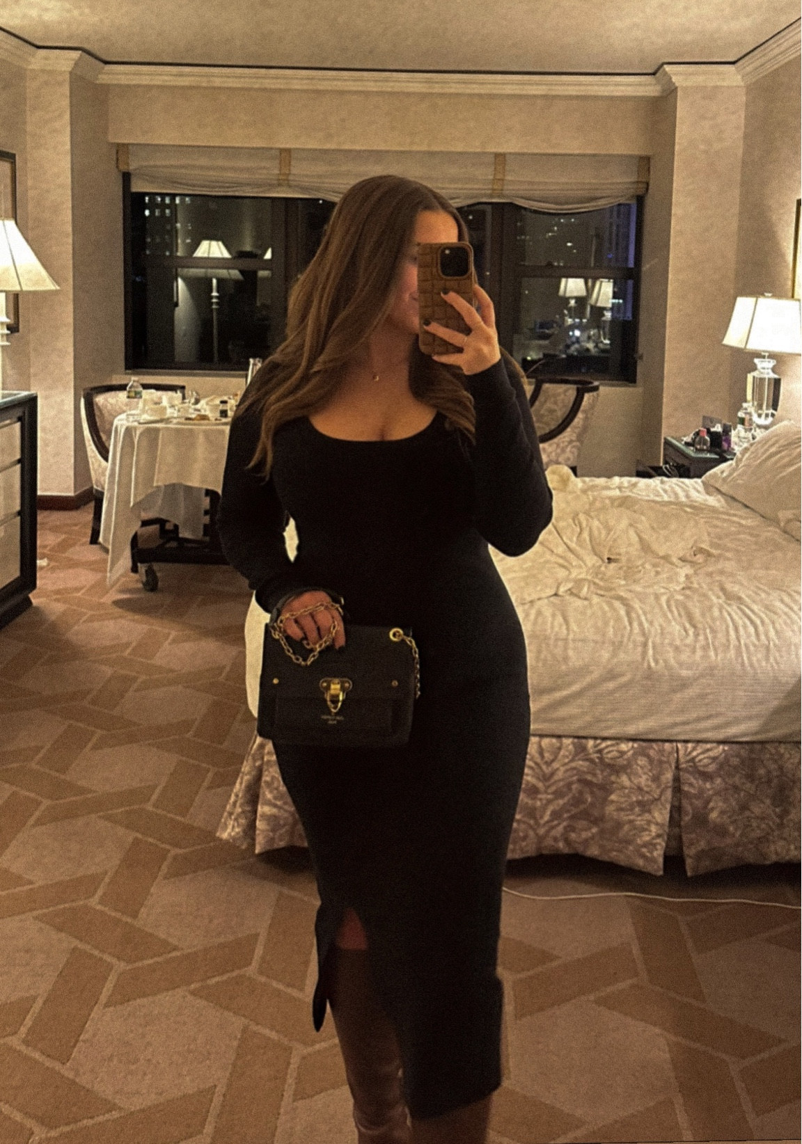 Dinner in NYC outfit 🖤  Dress is on sale!

#LTKHoliday #LTKfindsunder100 #LTKsalealert