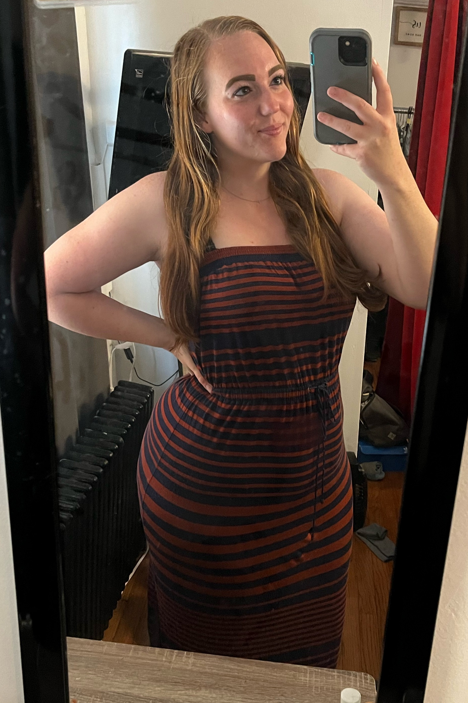 In love with this strapless summer dress! Hugs all the right places with a tie to accentuate the waist! Size L!

#LTKFindsUnder50 #LTKMidsize #LTKBeauty