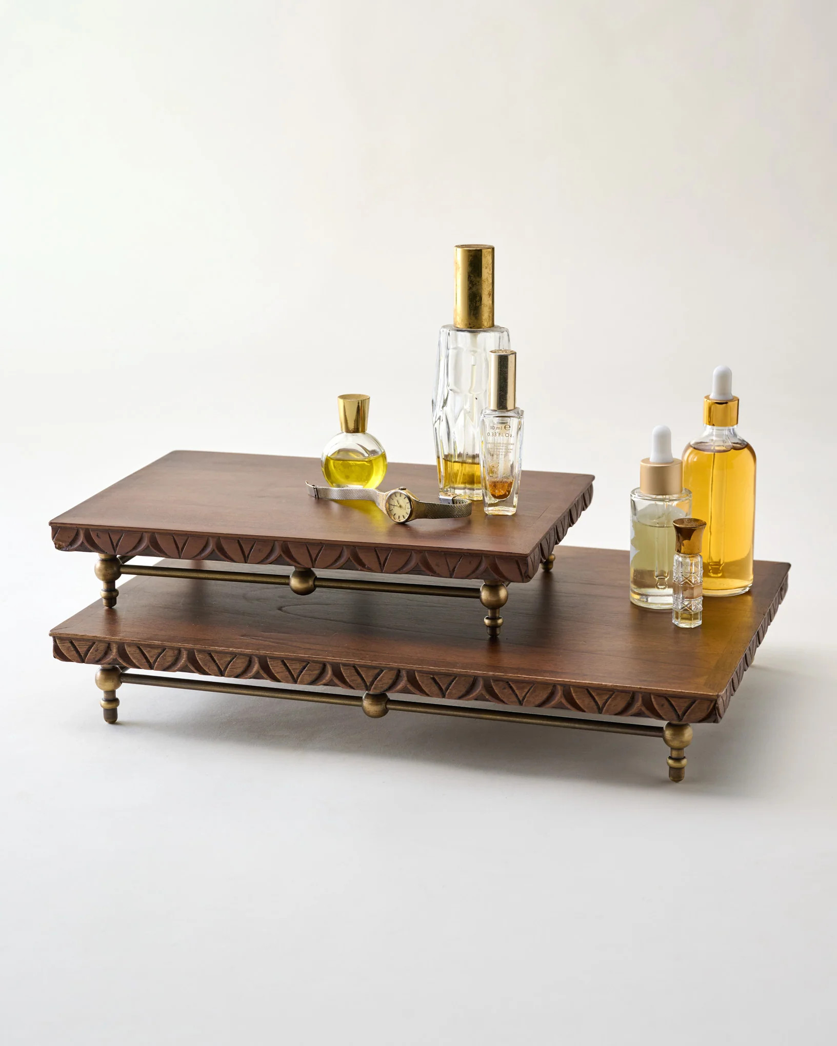 Beckett Carved Wood Riser | Magnolia
