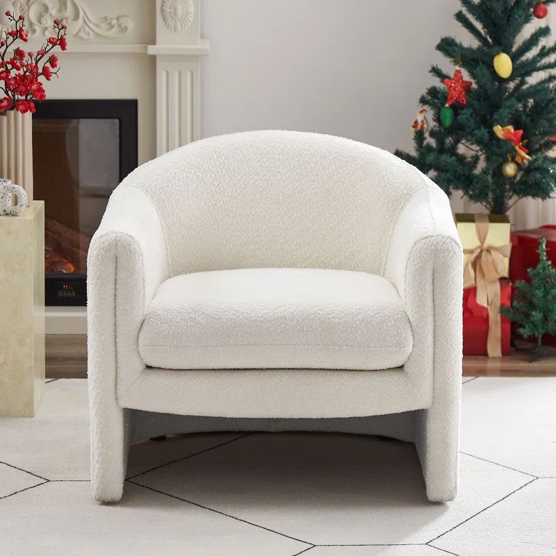 31.2" Upholstered Nordic-style Accent Chair | Wayfair North America