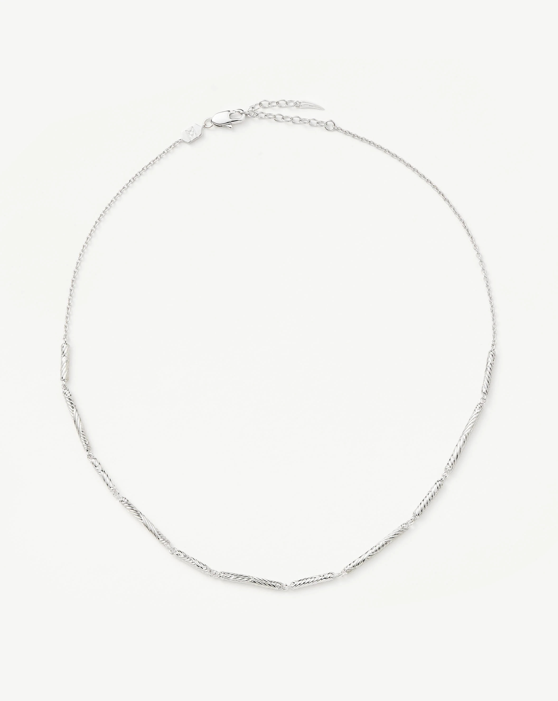 Wavy Ridge Chain Choker Necklaces | Missoma