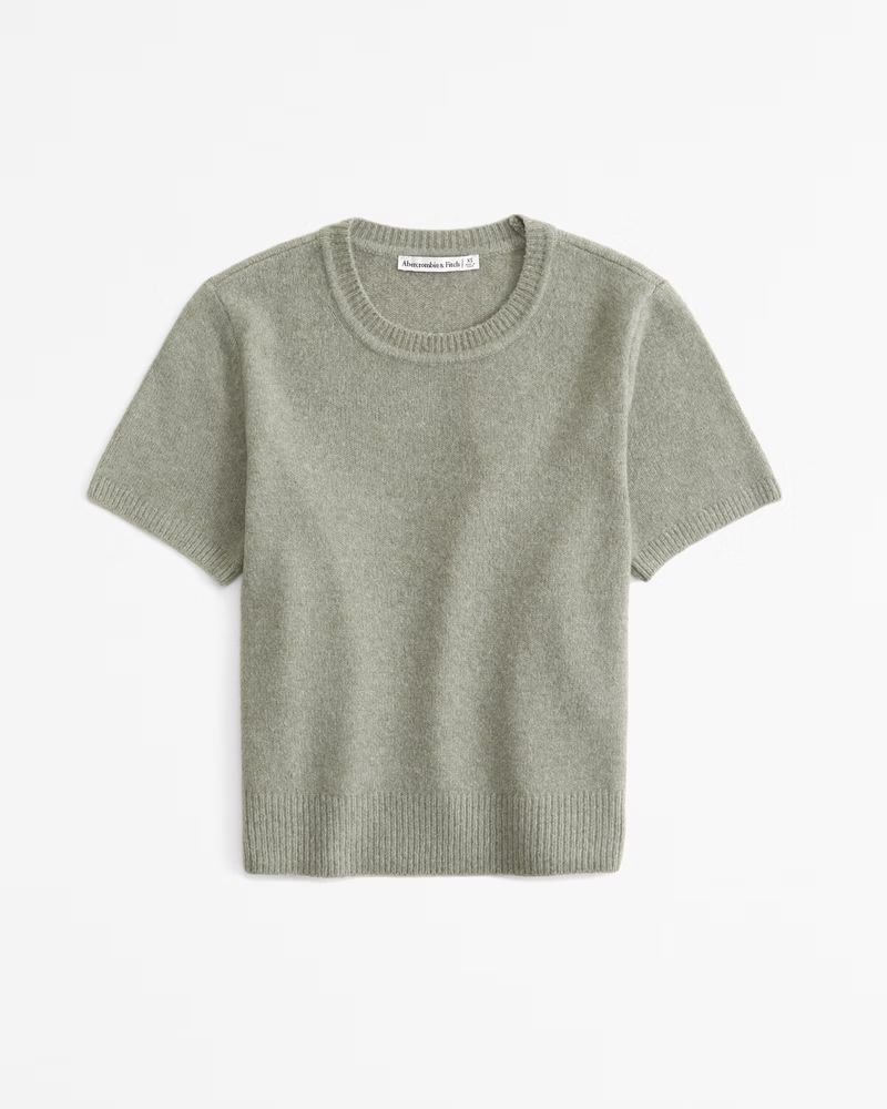 Women's Crew Sweater Tee | Women's New Arrivals | Abercrombie.com | Abercrombie & Fitch (US)