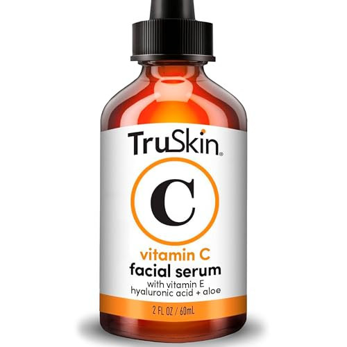 TruSkin Vitamin C Serum for Face – Anti Aging Face Serum with Hyaluronic Acid & Vitamin E – Brightening Formula for Improving Appearance of Dark Spots, Fine Lines & Wrinkles – All Skin Types, 2 Fl Oz | Amazon (US)