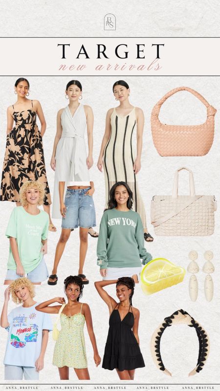 Target new arrivals, summer dress, woven bag, quilted bag, summer accessories, summer bag 

#LTKfindsunder50 #LTKfindsunder100