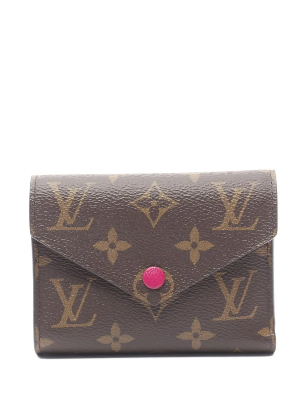 Louis Vuitton Pre-Owned 2010s Portefeuil Victorine wallet - Brown | Farfetch Global
