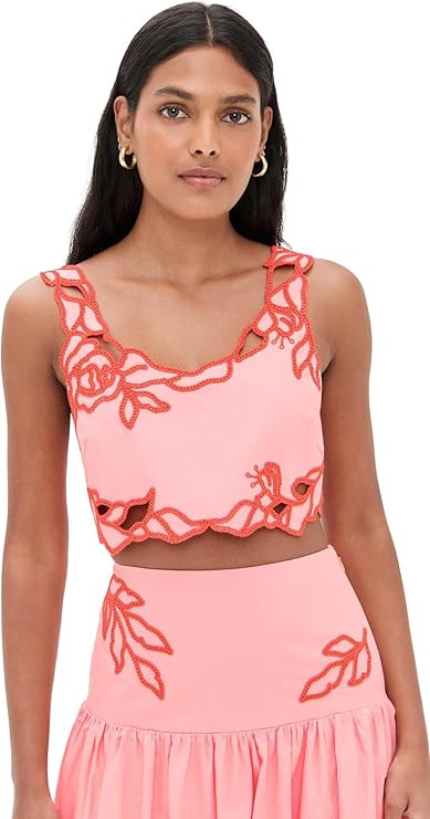 Cinq à Sept Women's Trailing Peonies Bonita Top | Amazon (US)