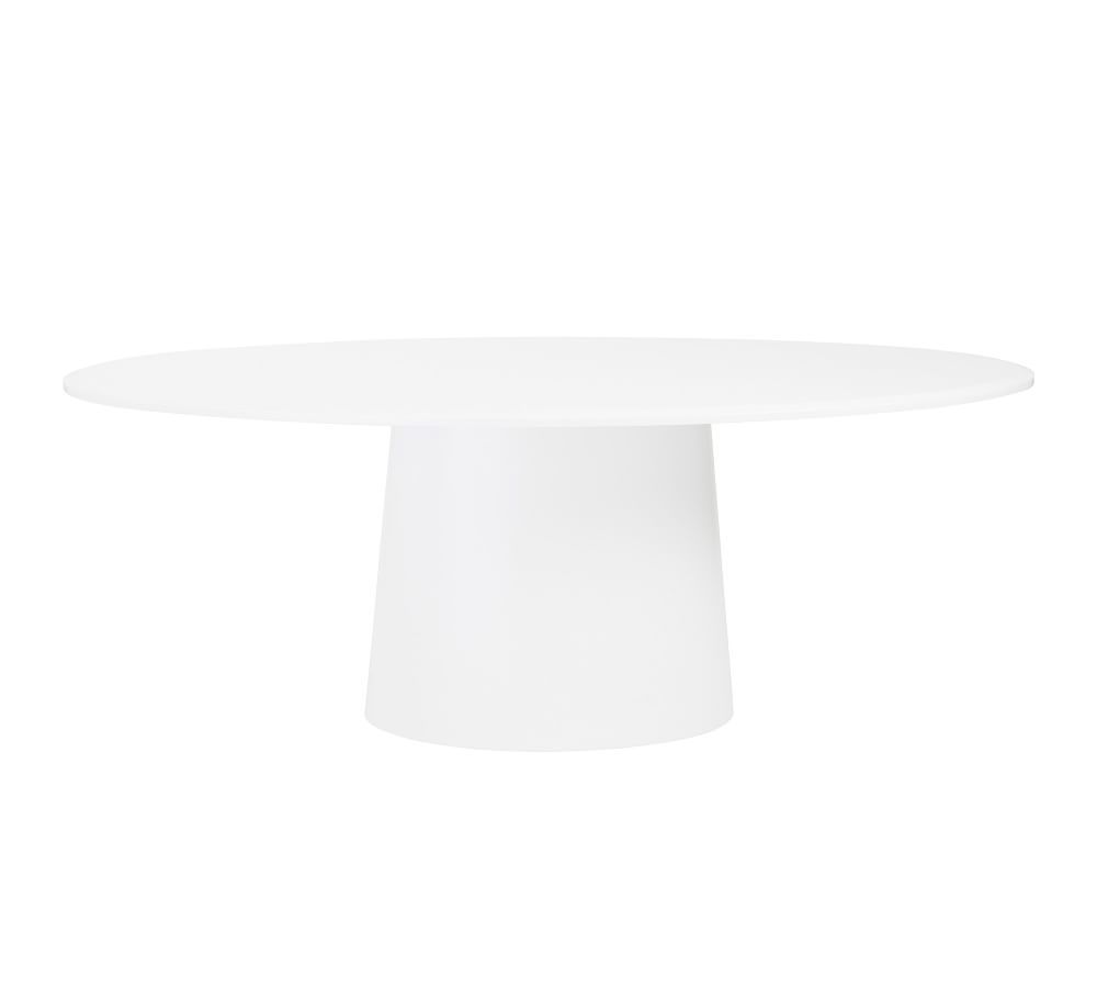 Cleary Oval Pedestal Dining Table, 78"L x 43"W | Pottery Barn (US)