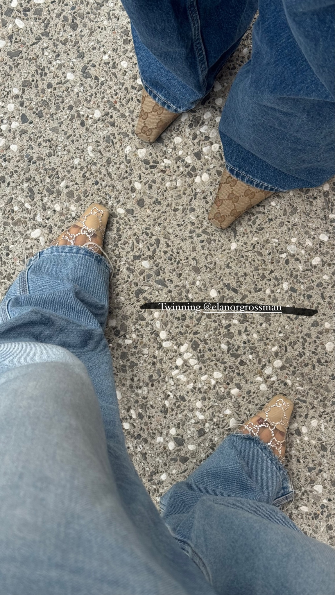 Twinning in our Gucci shoes! 

#LTKStyleTip #LTKShoeCrush