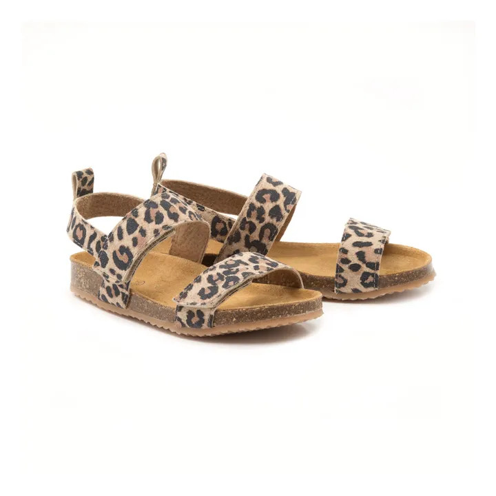 Two Con Me - Sandalen mit doppeltem Klettverschluss | Leopard | Smallable