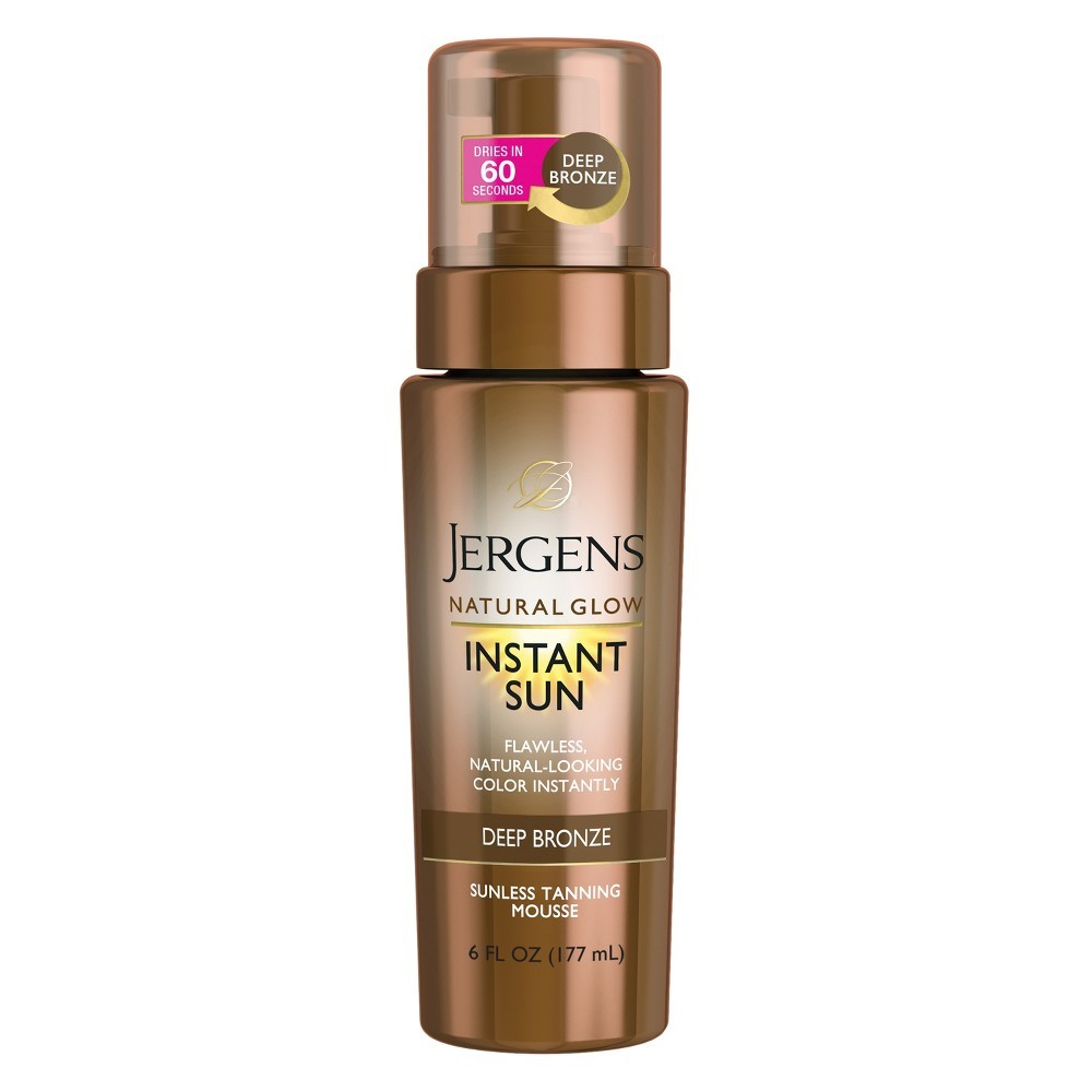 Jergens Natural Glow Instant Sun Moisturizing Lotion - Deep Bronze (6 oz) | Target