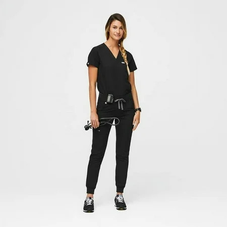 Figs Womens Zamora 2.0 Jogger Scrub Pants - Black | Walmart (US)
