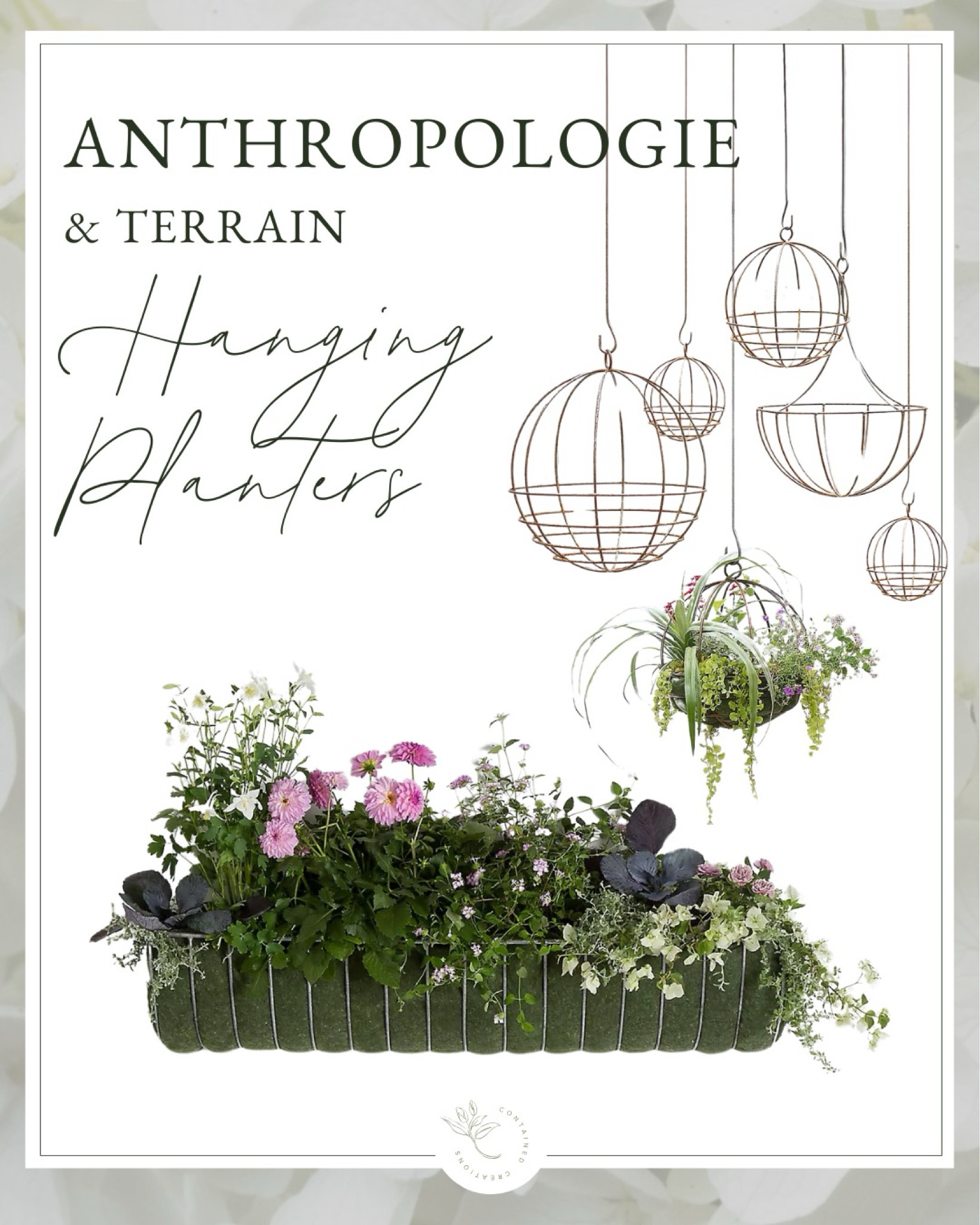 These window boxes and hanging planters bring a delicate, casual vibe to container gardening🌾 

#LTKSpringSale #LTKhome #LTKSeasonal