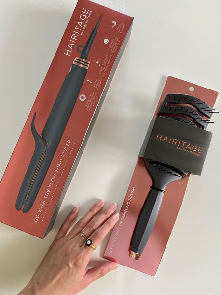 Hairitage Go With The Flow 2-in-1 Titanium Flat Iron Hair Straightener & Curling Iron Styling Tool. A nice gift for yourself or someone special 💕

#LTKunder50 #LTKbeauty #LTKsalealert