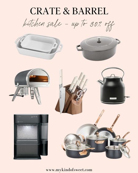 I’m loving these Crate & Barrel kitchen essentials; plus, they’re on sale. This outdoor pizza oven is so good for summer and the ice machine makes the perfect crunchy ice. Yes, please. 

#LTKSaleAlert #LTKHome