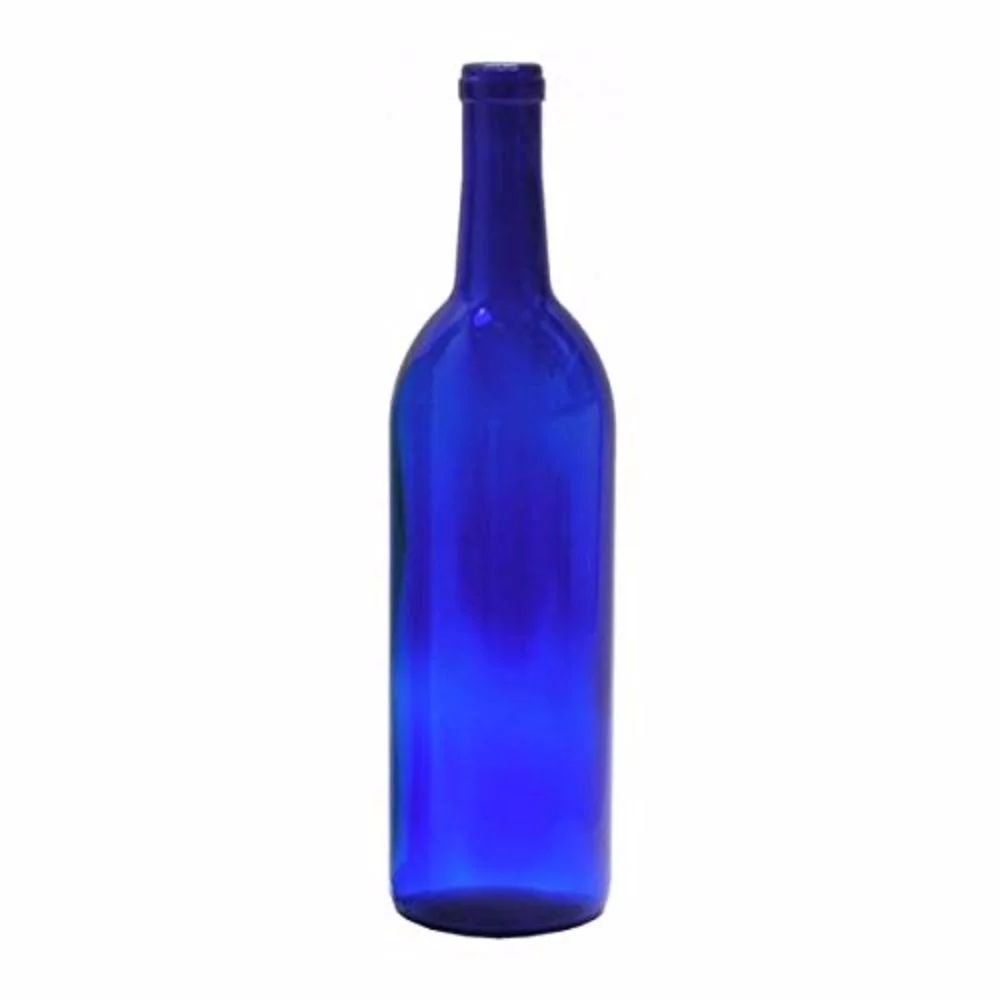 750 ml Cobalt Blue Glass Claret/Bordeaux Bottles, 12 per case For Wine Making | Walmart (US)