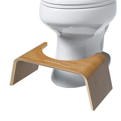 Slim Teak Wood Bathroom Toilet Stool | Wayfair North America