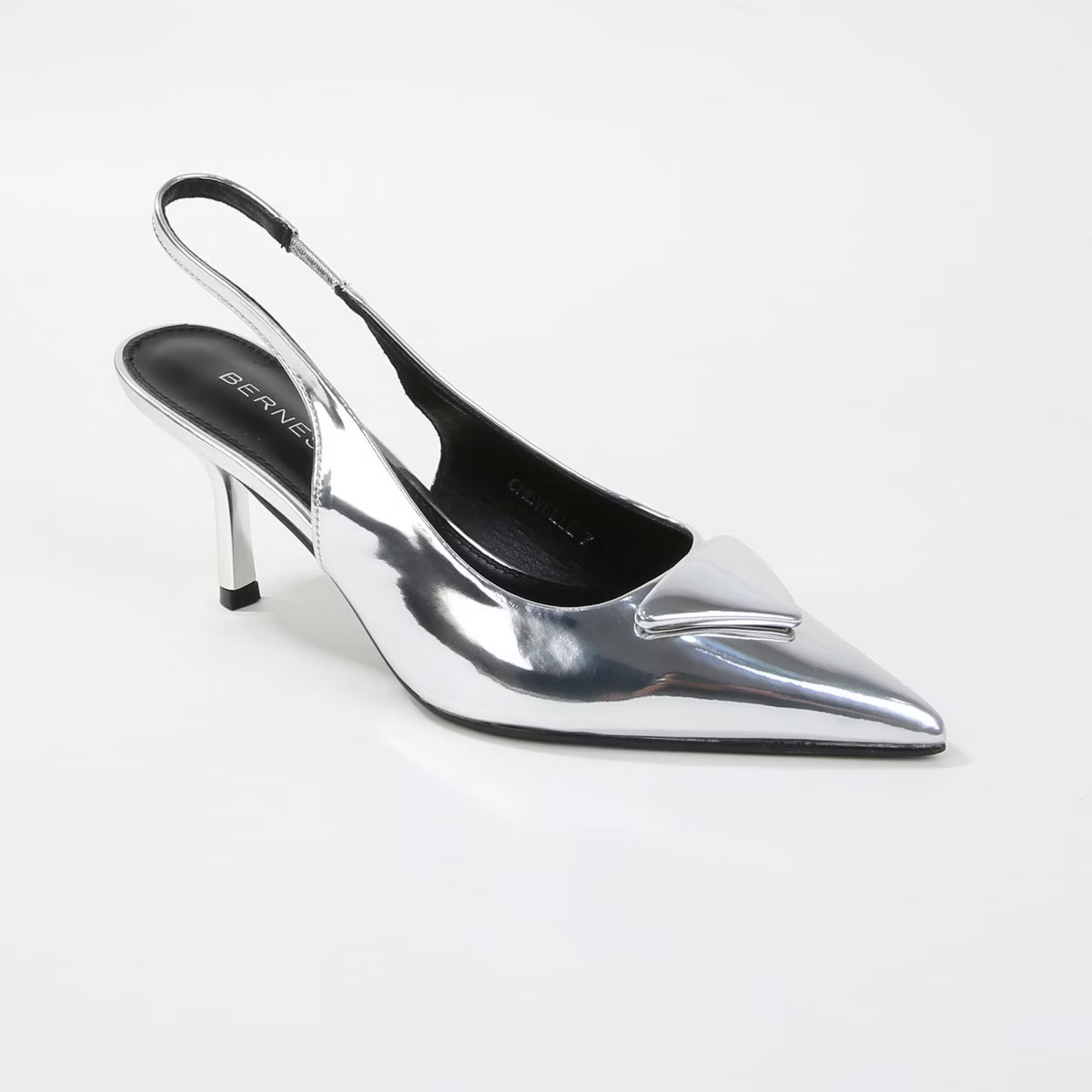 Berness Women's Chevelle Pointed-Toe Slingback Heels with Triangle Embellishment | Target