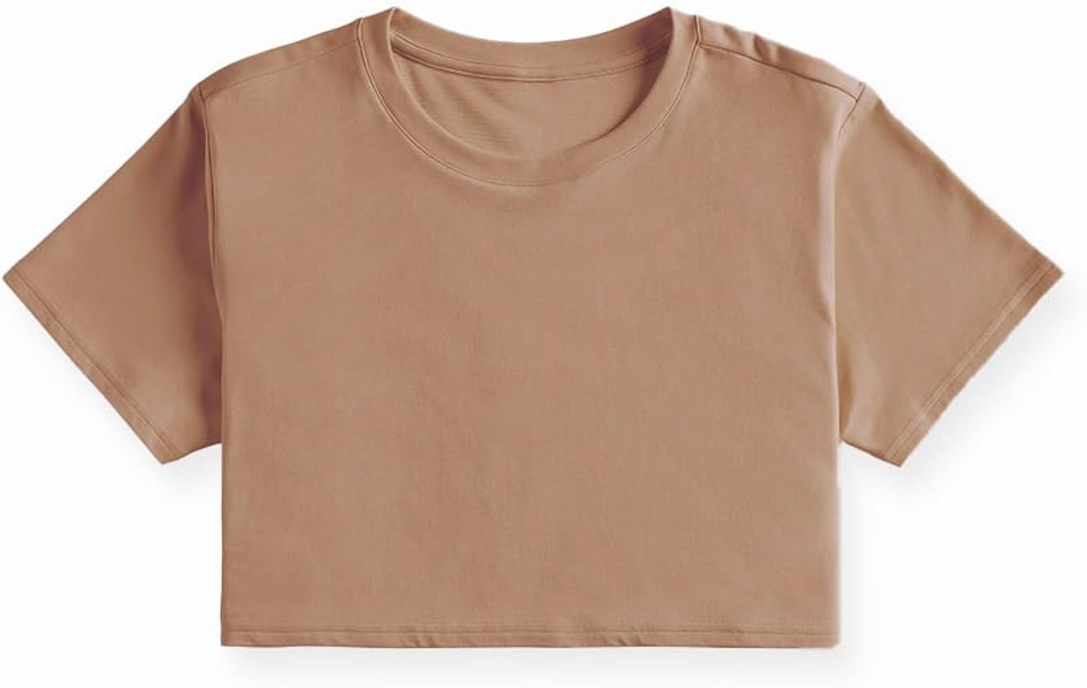 BYLT Relaxed Crop Tees - Cropped Loose Tops for Women with Performance Interior - Comfort Colors ... | Amazon (US)