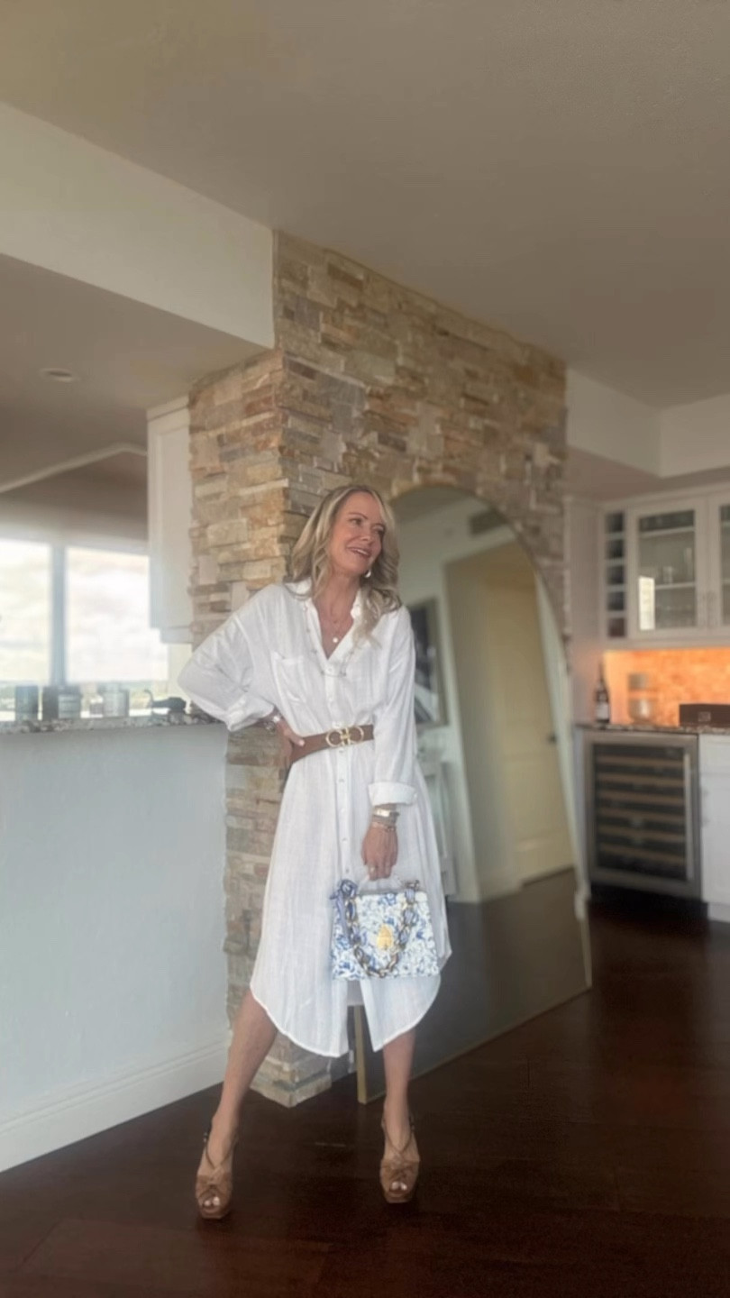 This shirt dress is a staple in my closet!

#LTKVideo #LTKStyleTip #LTKOver40