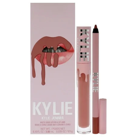 Kylie Cosmetics Matte Lip Kit - 802 Candy 2 Pc 0.10 oz Matte Liquid Lipstick 0.03 oz Lip Liner | Walmart (US)
