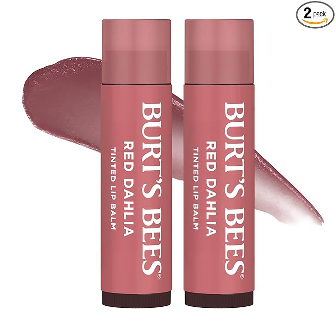 Burt's Bees Lip Tint Balm Stocking Stuffers Gifts, Long Lasting 2 in 1 Duo Tinted Balm Formula, C... | Amazon (US)