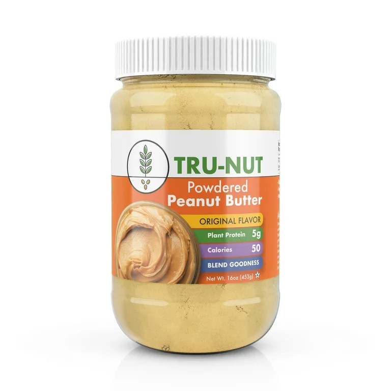 Tru-Nut Powdered Peanut Butter, 16oz Jar | Walmart (US)