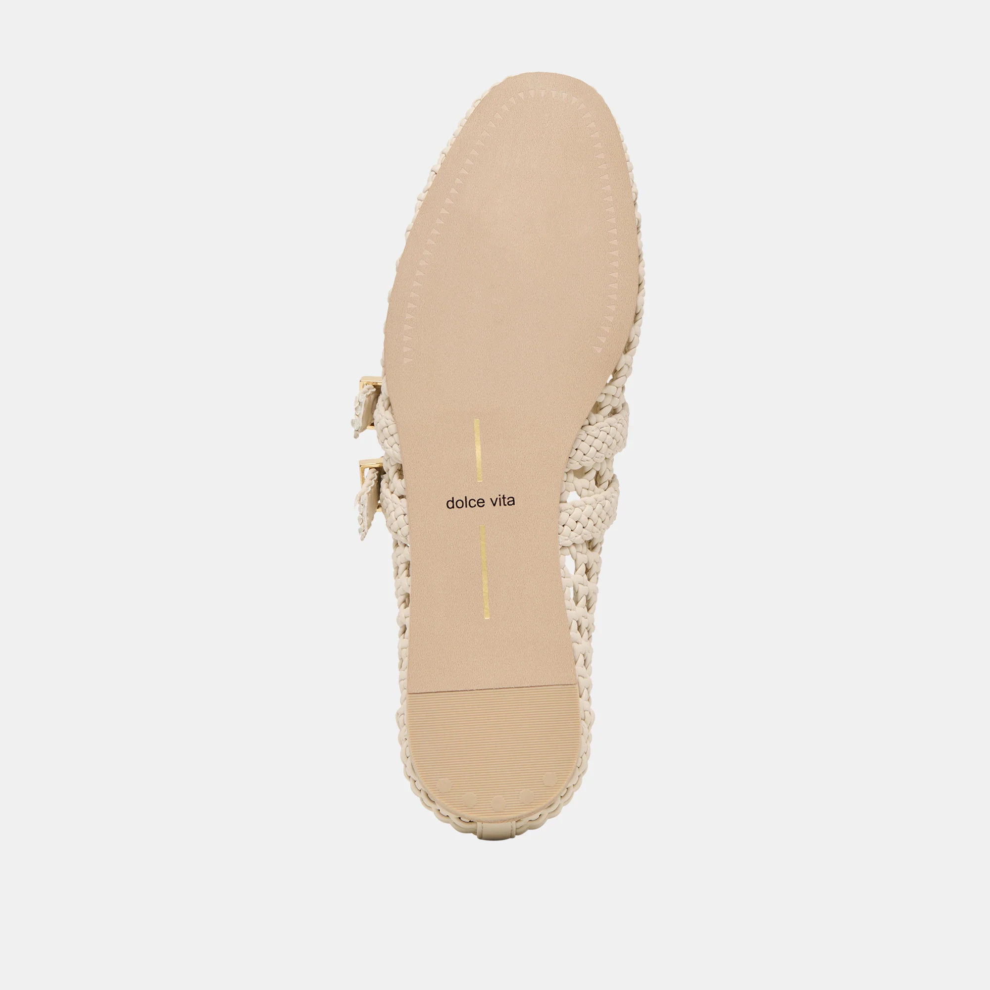 Baylee Woven Ballet Flats Creme Woven Stella | DolceVita.com