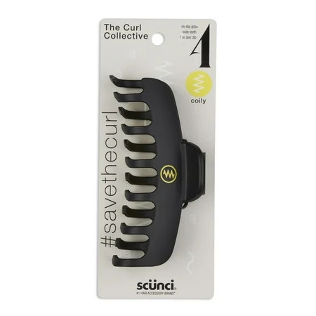 Conair Coily Claw Clip Black 1 Count | Walmart (US)