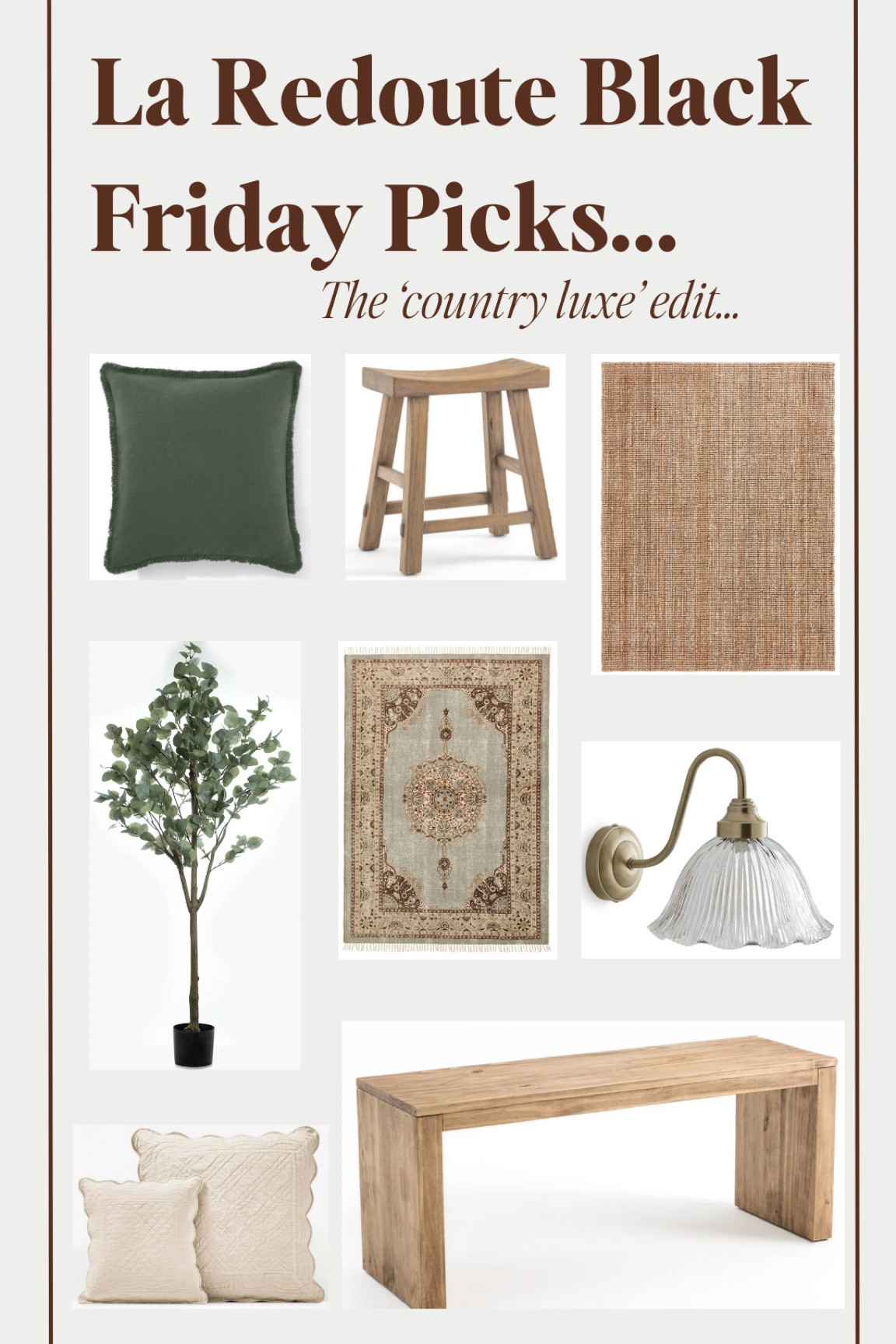 La Redoute Black Friday sale picks ✨🍂 #BlackFriday #LaRedoute #CountryLuxe 

#LTKsalealert #LTKSeasonal #LTKCyberWeek