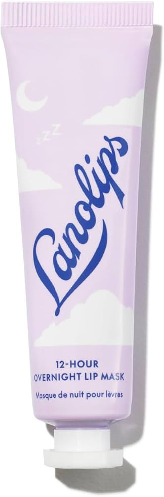 Lanolips 12 Hour Overnight Lip Mask - Rich Lanolin Lip Balm with Hyaluronic Acid, Vitamin C & Cer... | Amazon (US)