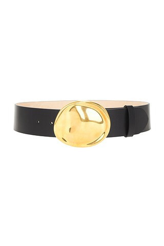 KHAITE Keefe 35mm Belt in Black - Black. Size 90 (also in 85). | FWRD 