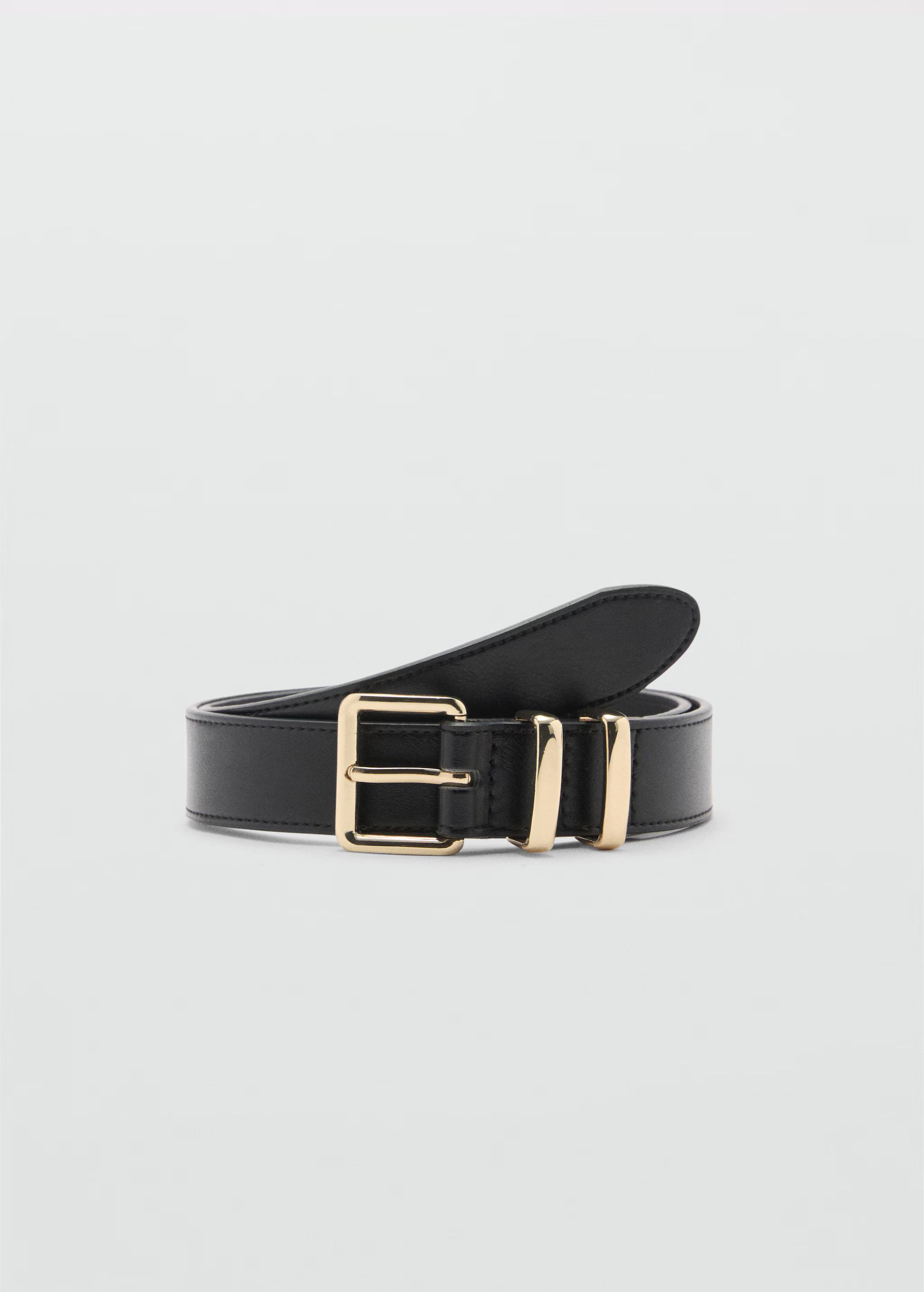 Square buckle belt | MANGO (US)