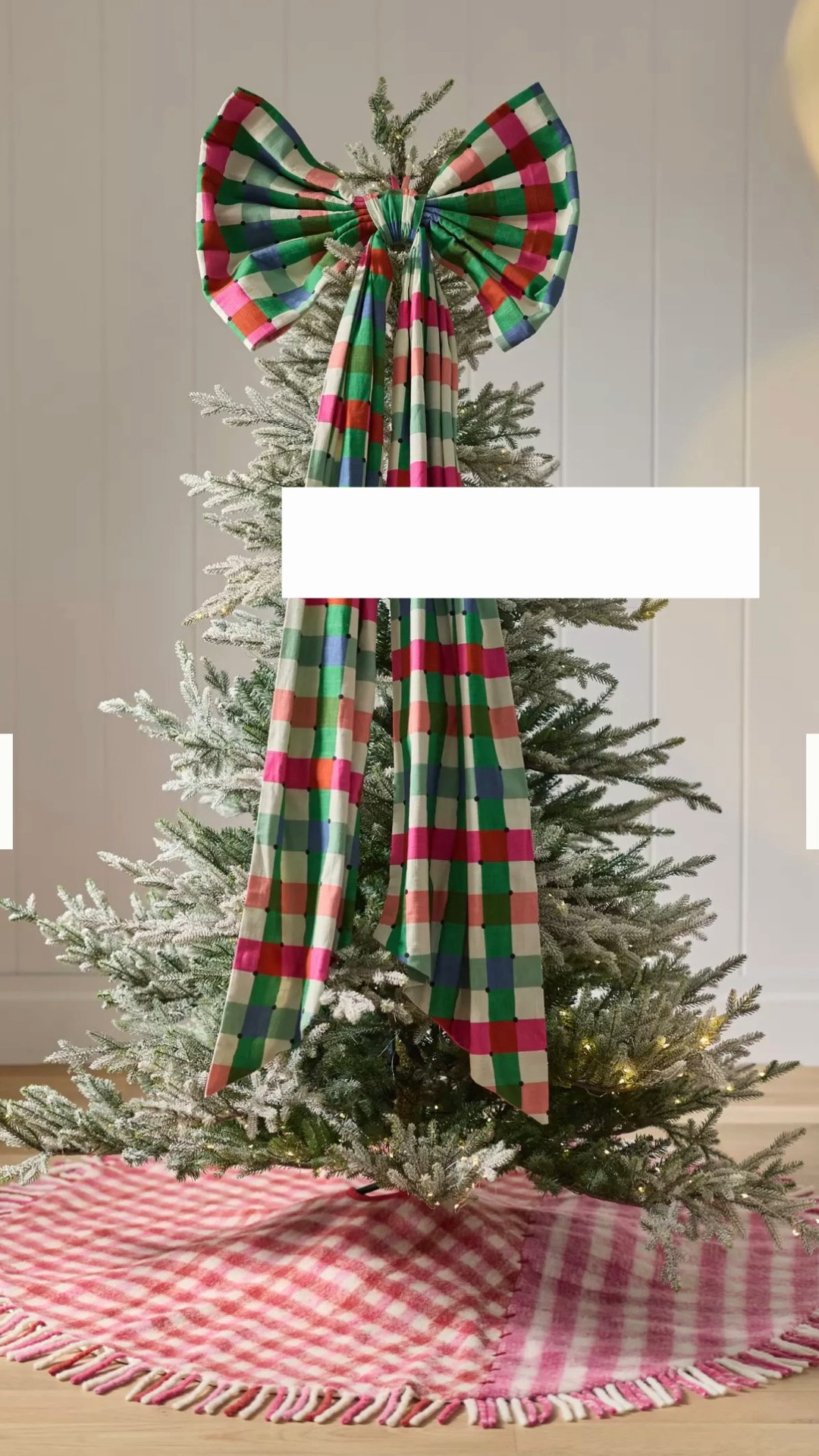 Plaid bow Christmas tree topper from Anthropologie!!!

#LTKHome #LTKOver40 #LTKSeasonal