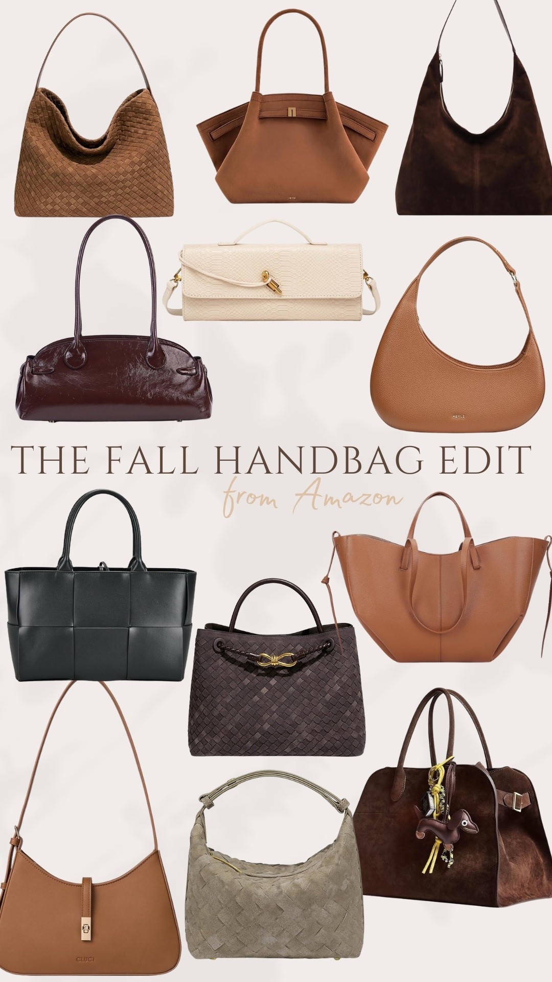 Designer look for less

#amazon #fall #handbag #suede 

#LTKCon #LTKU #LTKNYFW