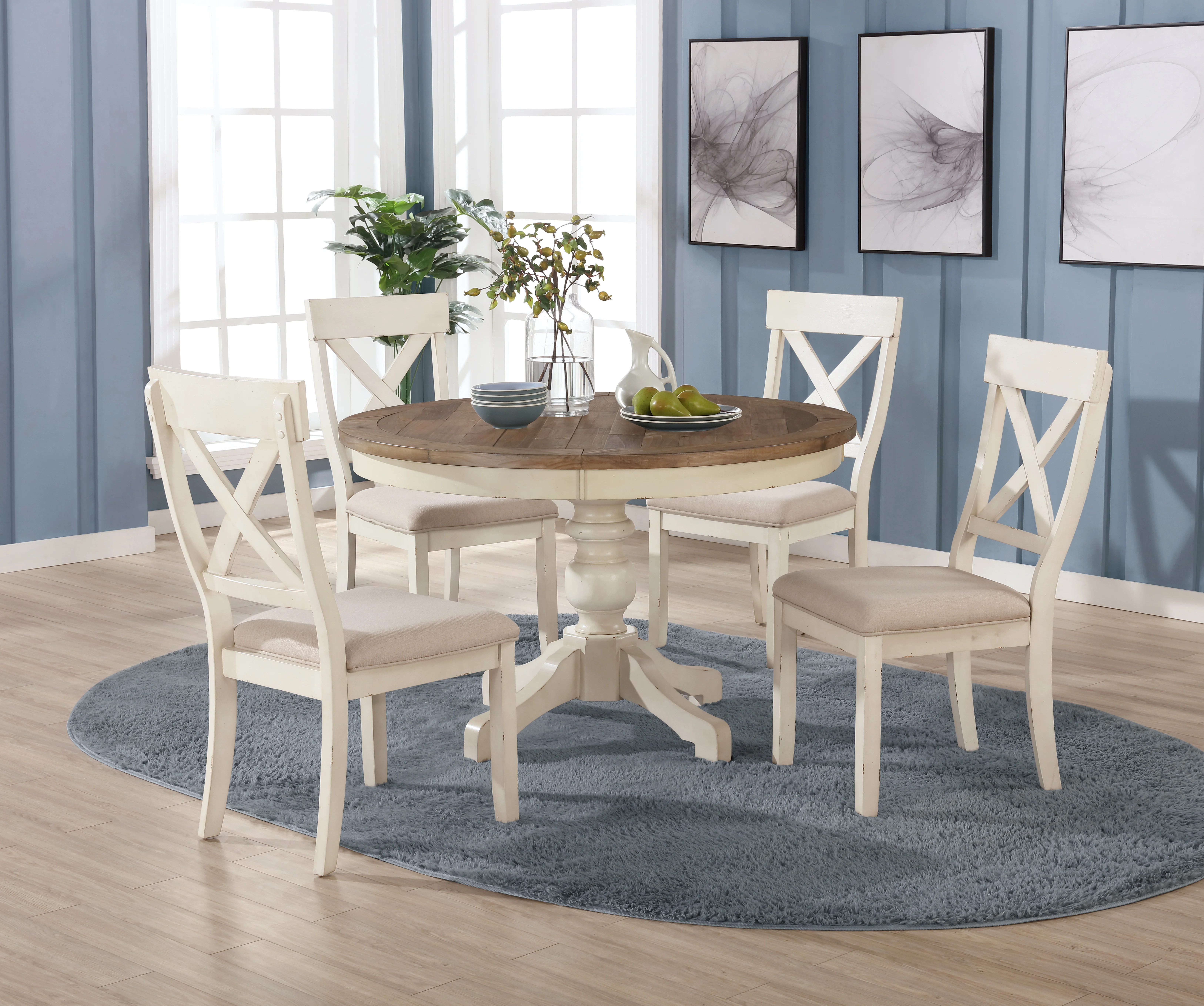 Cierra 4 - Person Pedestal Dining Set | Wayfair North America
