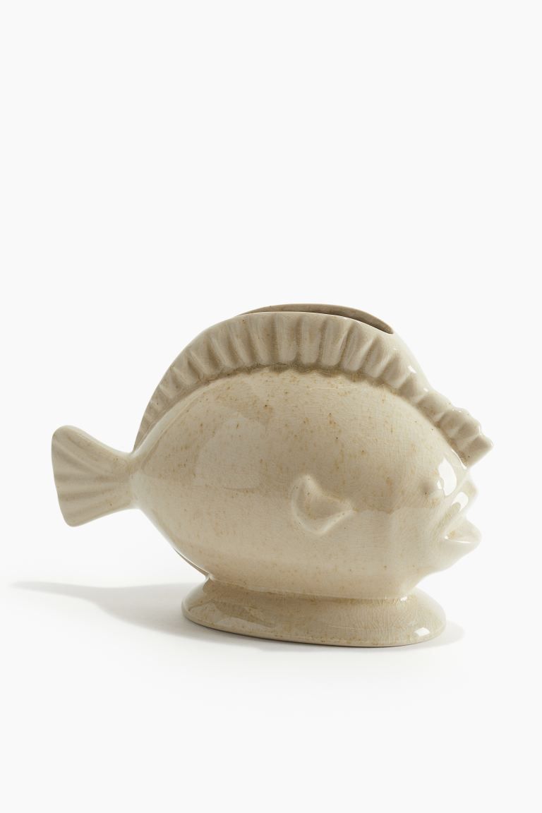 Fish-shaped Stoneware Vase | H&M (US + CA)