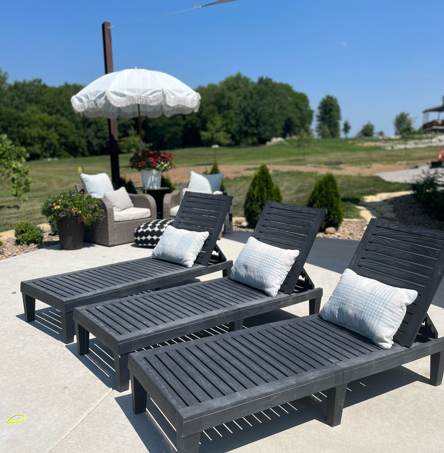 Poolside on the patio!

#LTKhome #LTKSeasonal