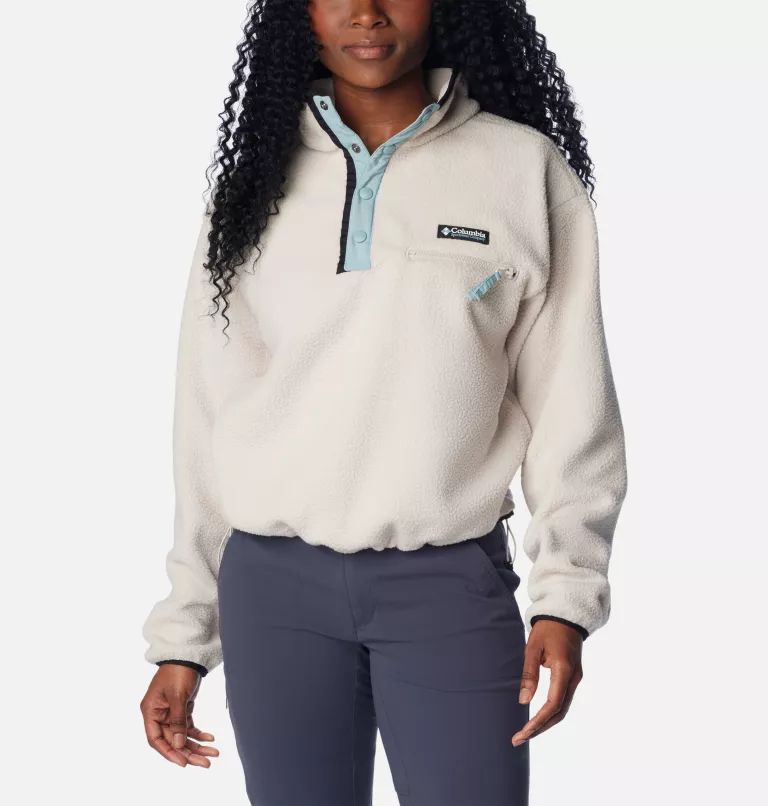 Women's Helvetia™ Cropped Half Snap Fleece Pullover | Columbia Sportswear