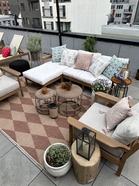 Shop my patio
Use my Ruggable code to save 10% on a rug!
 CODE:NOELLEDOWNING10

Outdoor rug, patio decor, patio, washable  rug, outdoor pillows, candle holder, outdoor seating, outdoor tables, fairy lights, outdoor lights, string lights, 

#LTKhome #LTKSeasonal #LTKFind