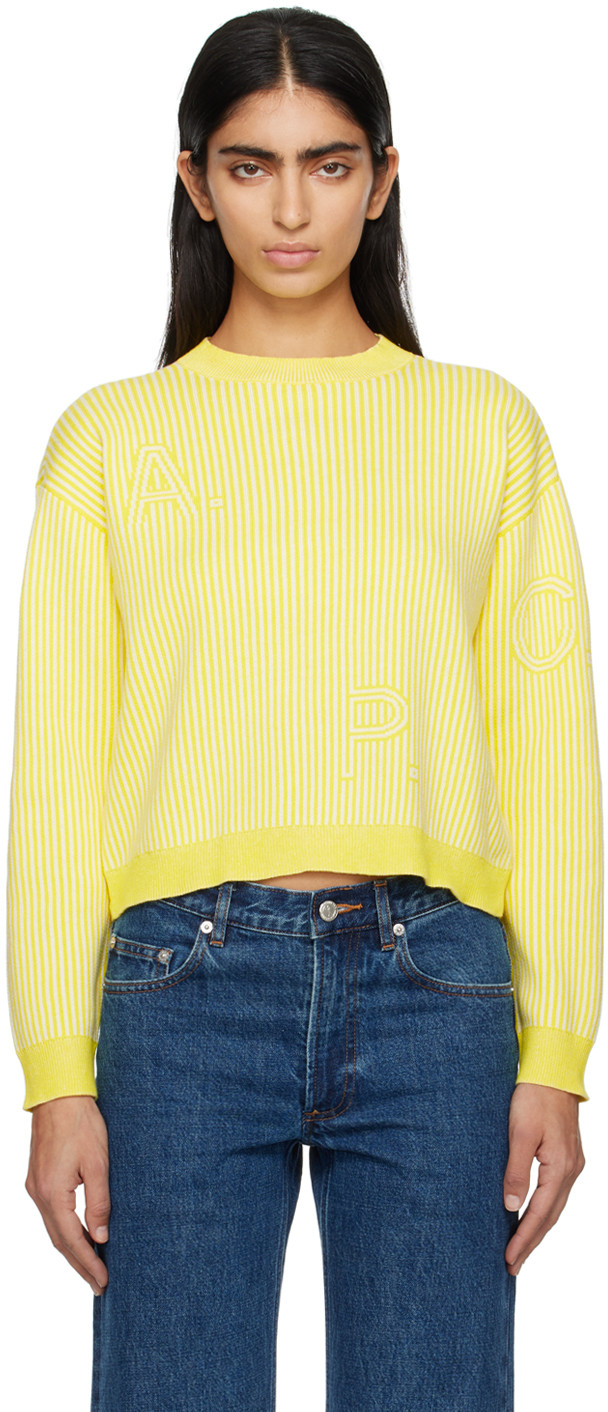 A.P.C. Yellow Daisy Sweater | SSENSE
